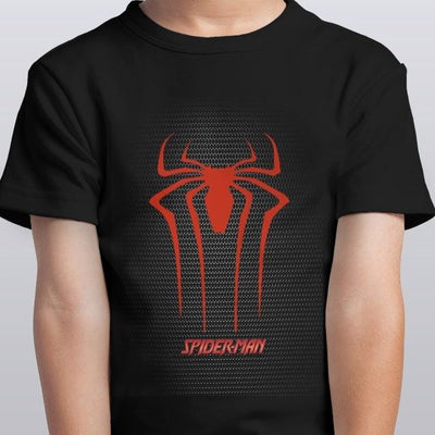 Playera | Negro | Hombre araña | spiderman | Araña roja pecho