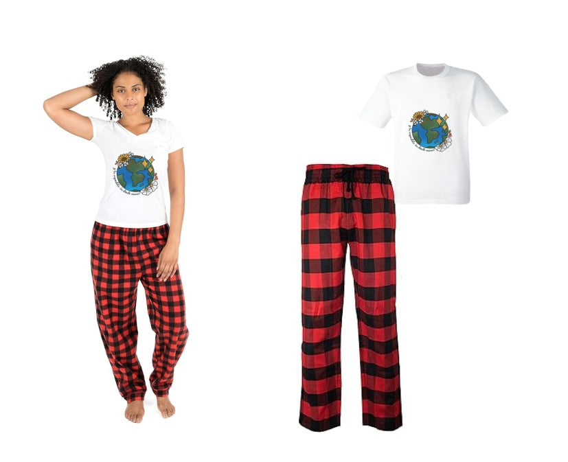 Pijama de Morat | Rojo | cuadros | Manga Corta | A dónde vamos?