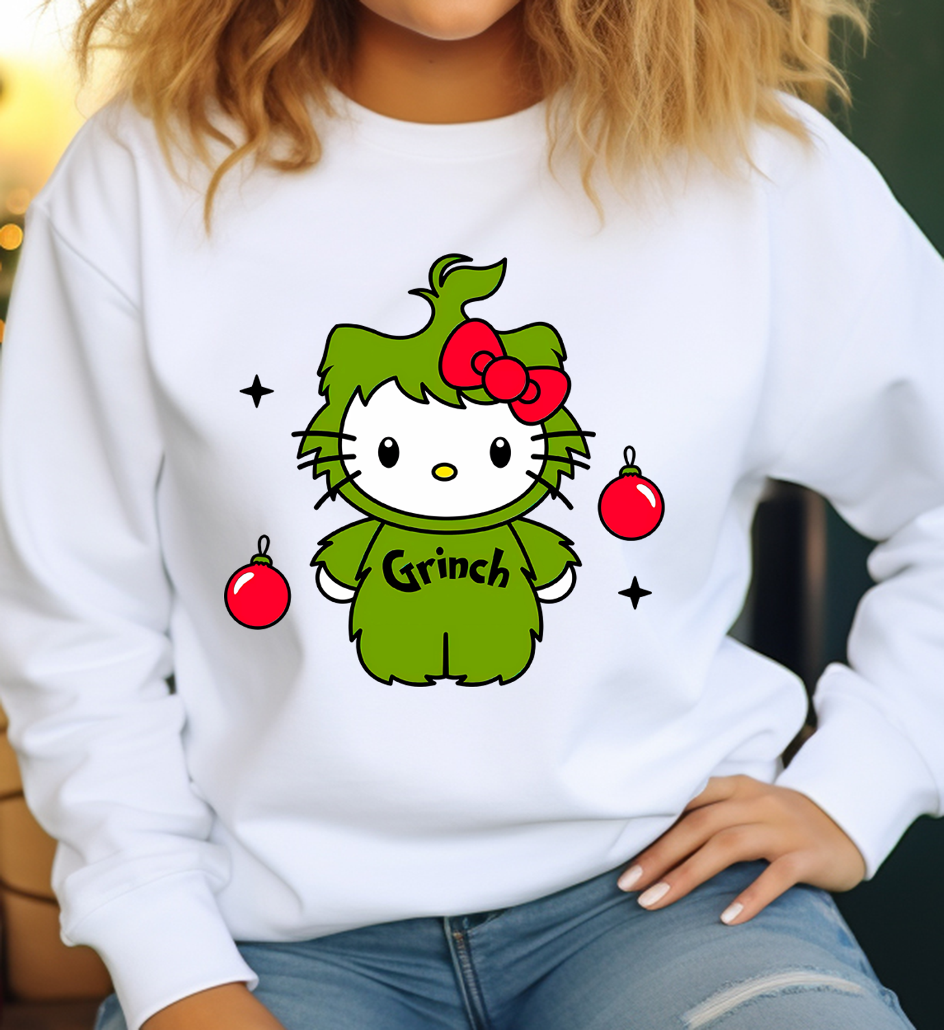 Sueter navideño | blanco | Hello Kitty 4
