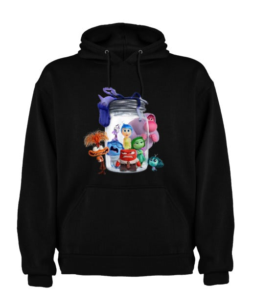 Sudadera INTENSAMENTE| Negro| Personajes