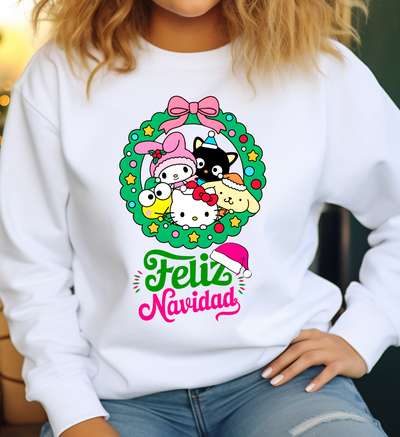 Sueter navideño | blanco | Hello Kitty 6