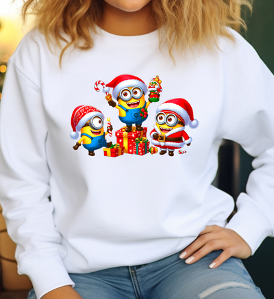 Sueter navideño | blanco | Los Minions