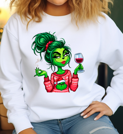 Sueter navideño | blanco | Grinch 36