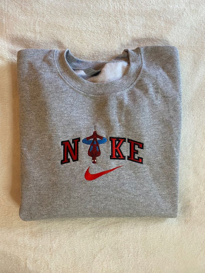 Sudadera | Cuello redondo | gris | hombre araña| Spider man | Nike spiderman