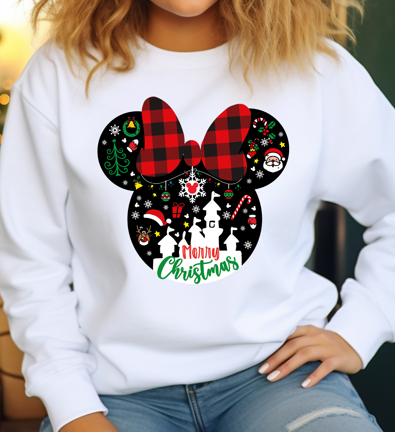 Sueter navideño | blanco | mickey mouse 4