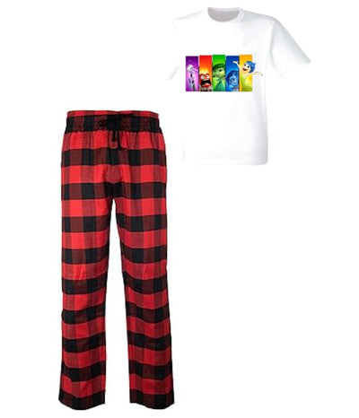 Pijama de intensamente | Rojo | cuadros | INTENSAMENTE