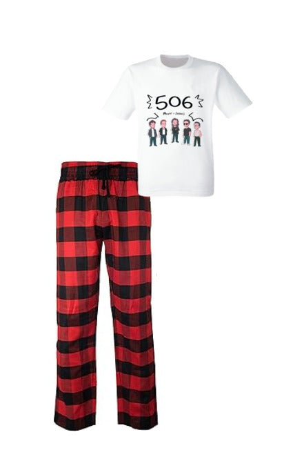 Pijama de Morat | Rojo | cuadros | Manga Corta | 506)