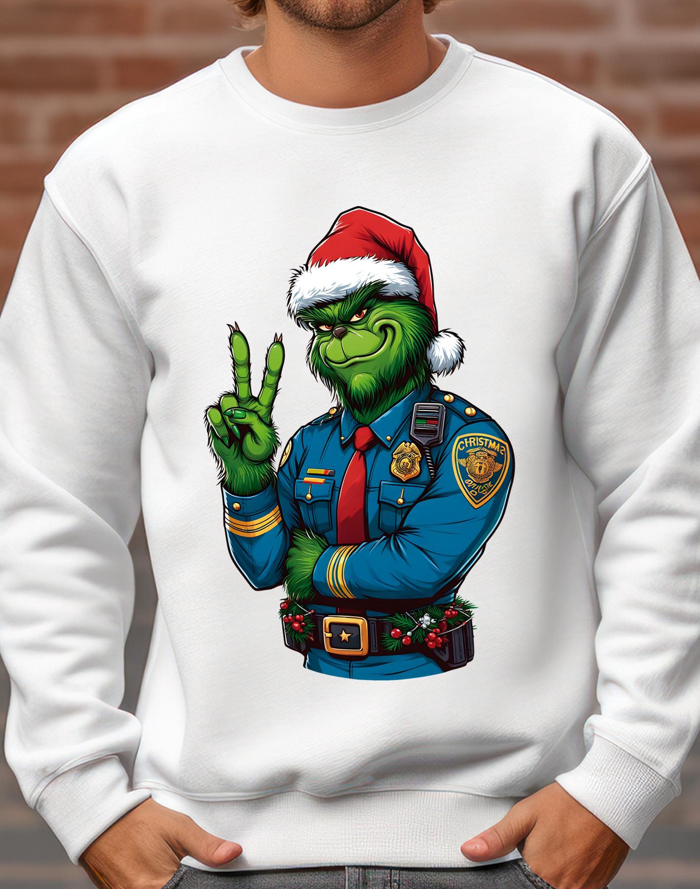 Sueter navideño | blanco | Grinch 7