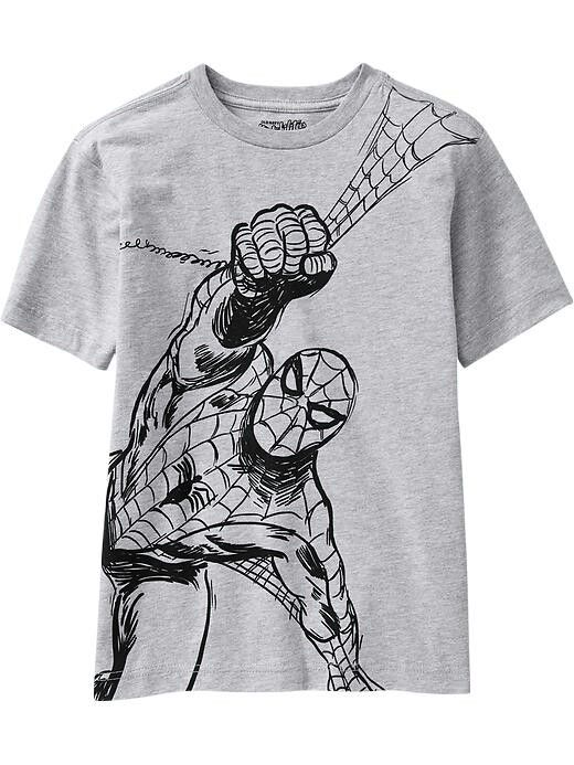 Playera | gris | Hombre araña | spider man | Marvel | Blanco y Negro