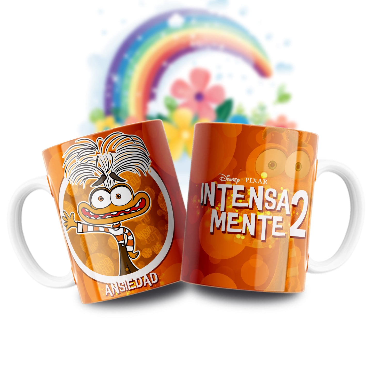 Taza personalizada | Intensamente | Ansiedad Naranja
