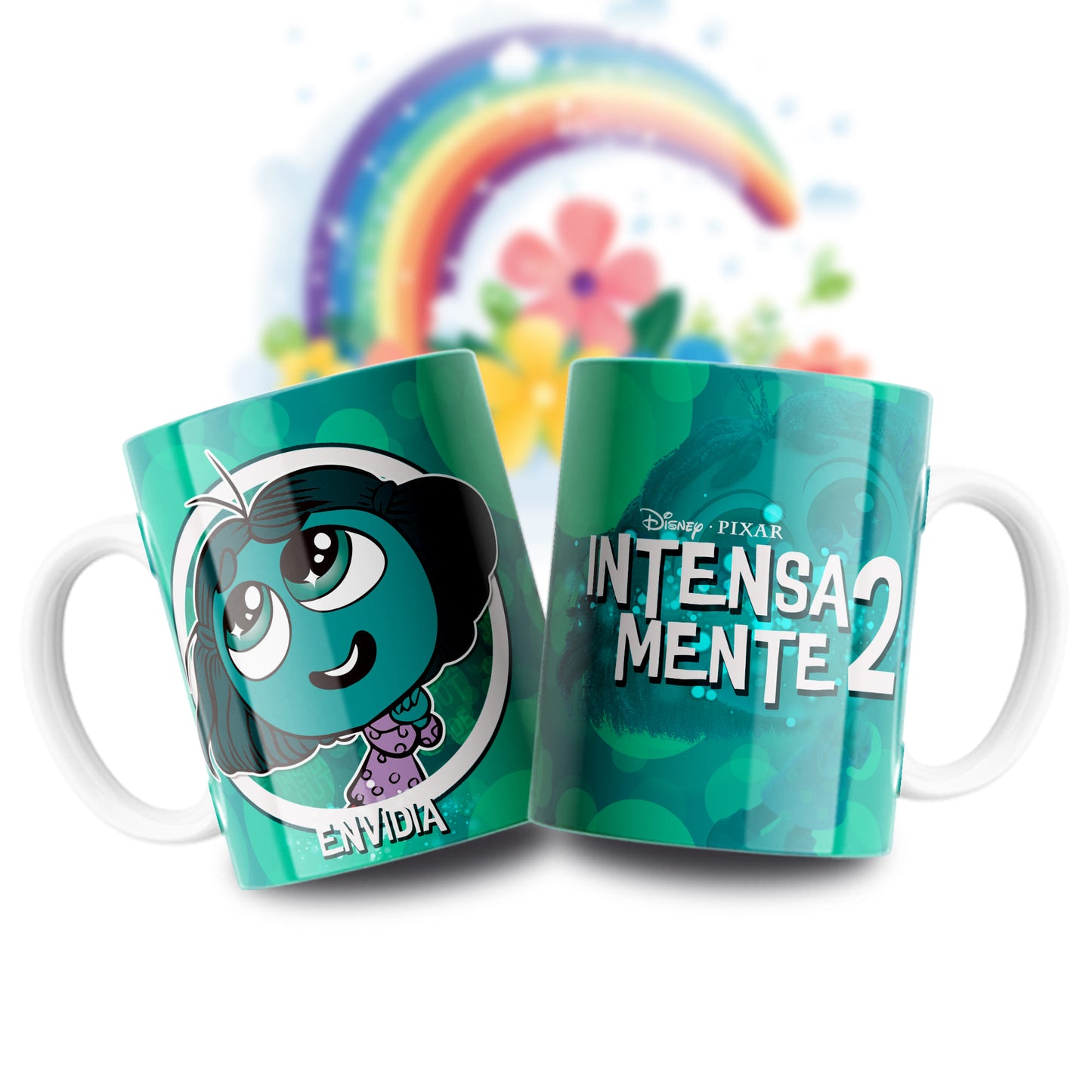 Taza personalizada | Intensamente | Envidia Verde acua