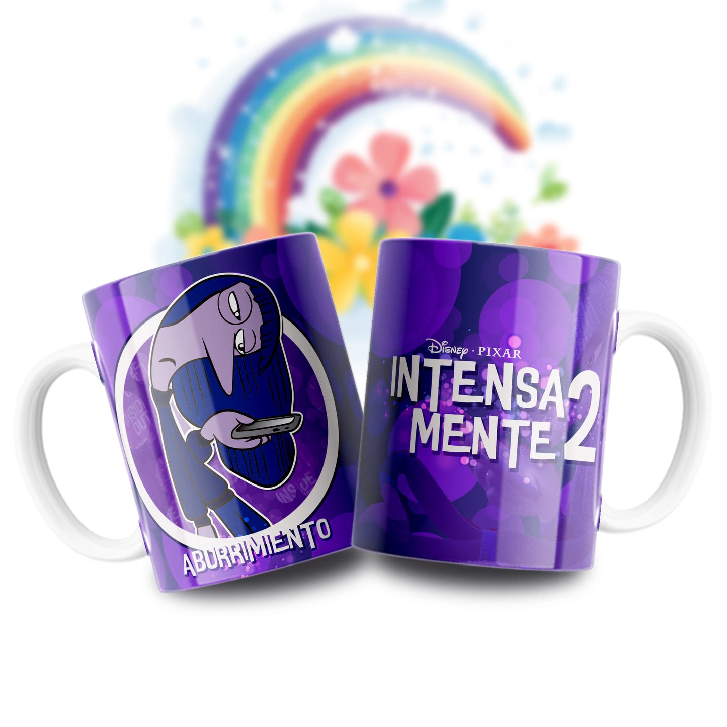 Taza personalizada | Intensamente | Aburrimiento Morado