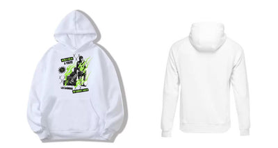 Sudadera FERXXO|Blanca| FERXXO ´LOS BANDIDOS NO TENEMOS SUERTE