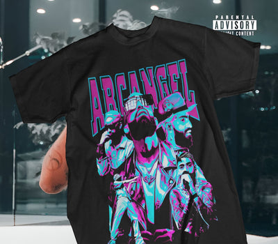 Playera Negra | Arcangel| Mediotonos