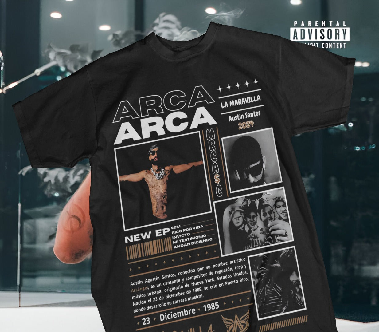 Playera Negra | Arcangel| Arca Arca | Collaje