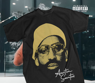 Playera Negra | Arcangel| Austin Santos