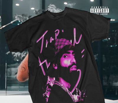 Playera Negra | Arcangel| Rosado