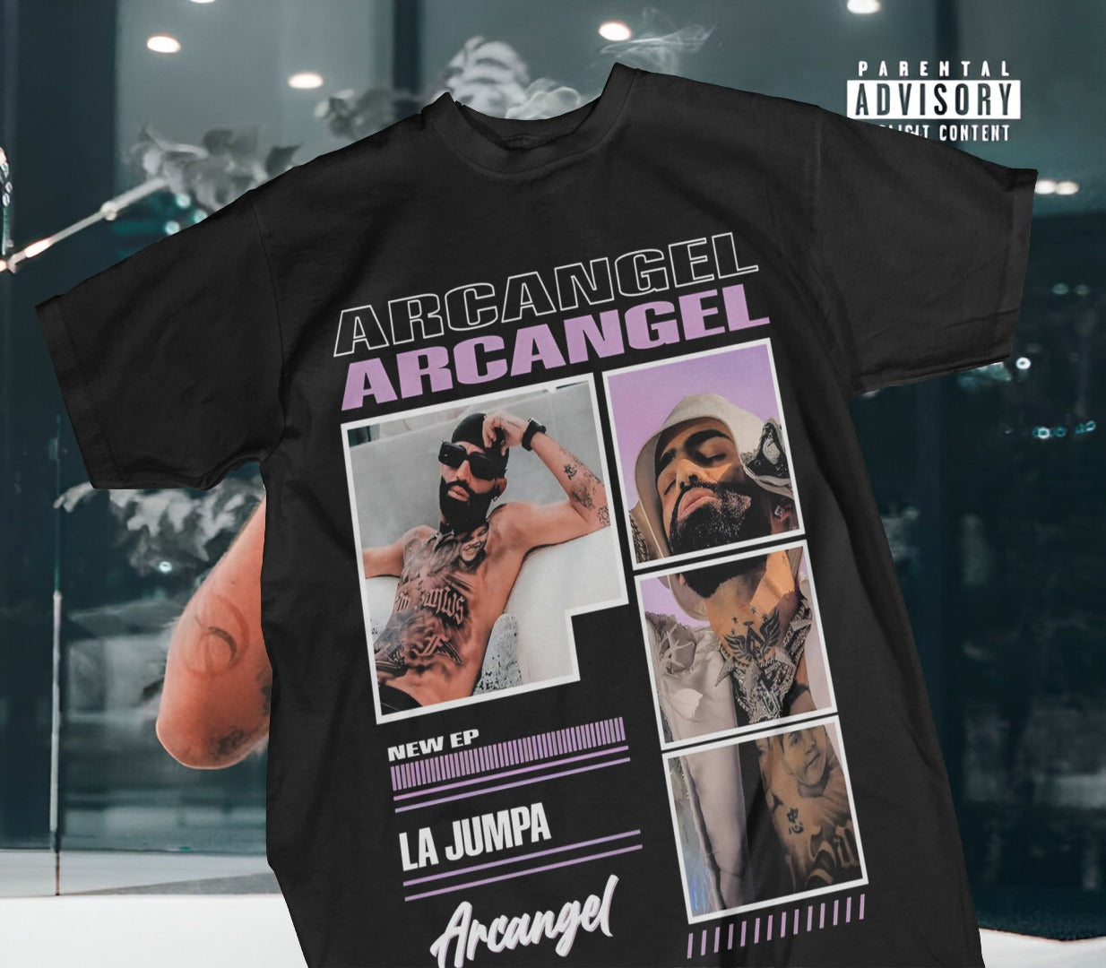 Playera Negra | Arcangel| New Ep
