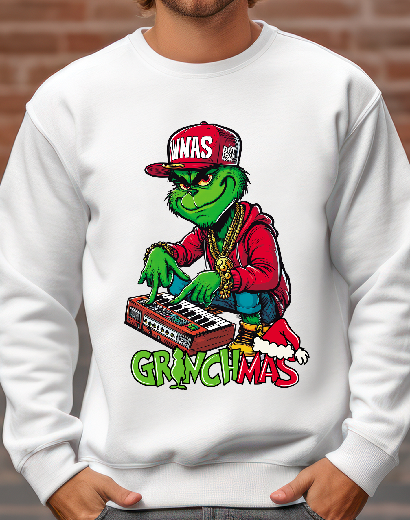 Sueter navideño | blanco | Grinch 8