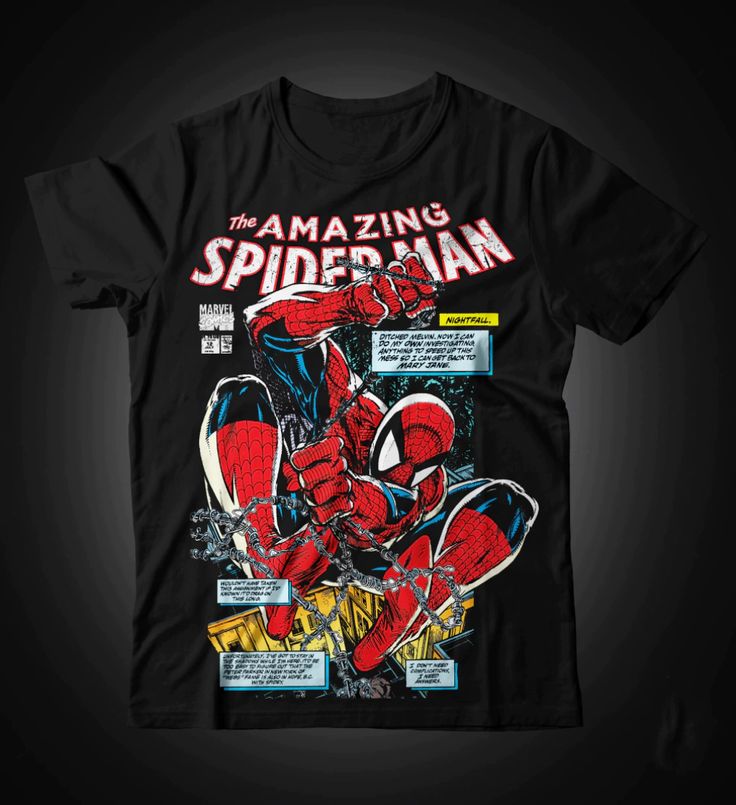Playera | negra | Hombre araña | The Amazing Spiderman
