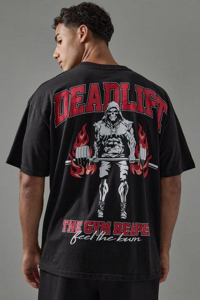 Playera negra | GYM | Deadlift