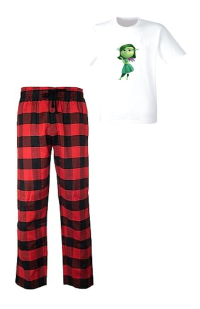 Pijama de intensamente | Rojo | cuadros |Desagrado