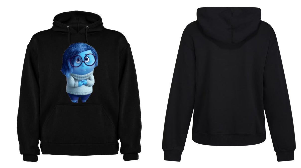 Sudadera INTENSAMENTE| Negro| Tristeza