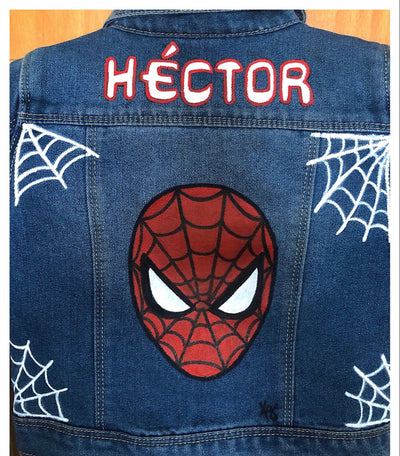 Chaqueta de lona | Hombre araña | Spiderman | mascara spider man