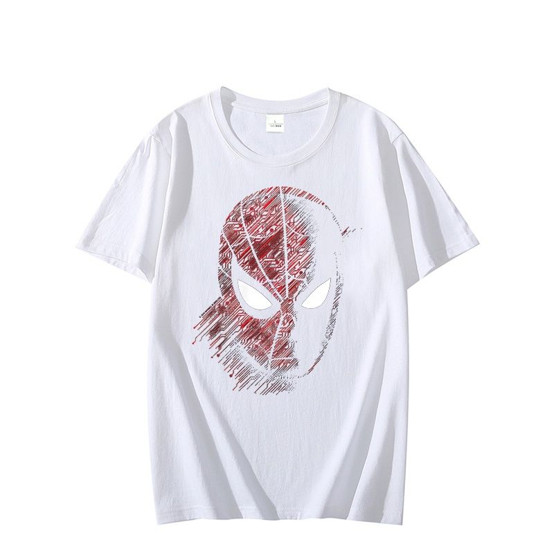 Playera | blanca | Hombre araña | spiderman | Graffiti | semitono