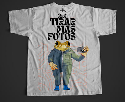 Playera Blanca |Bad Bunny | Rana y camara