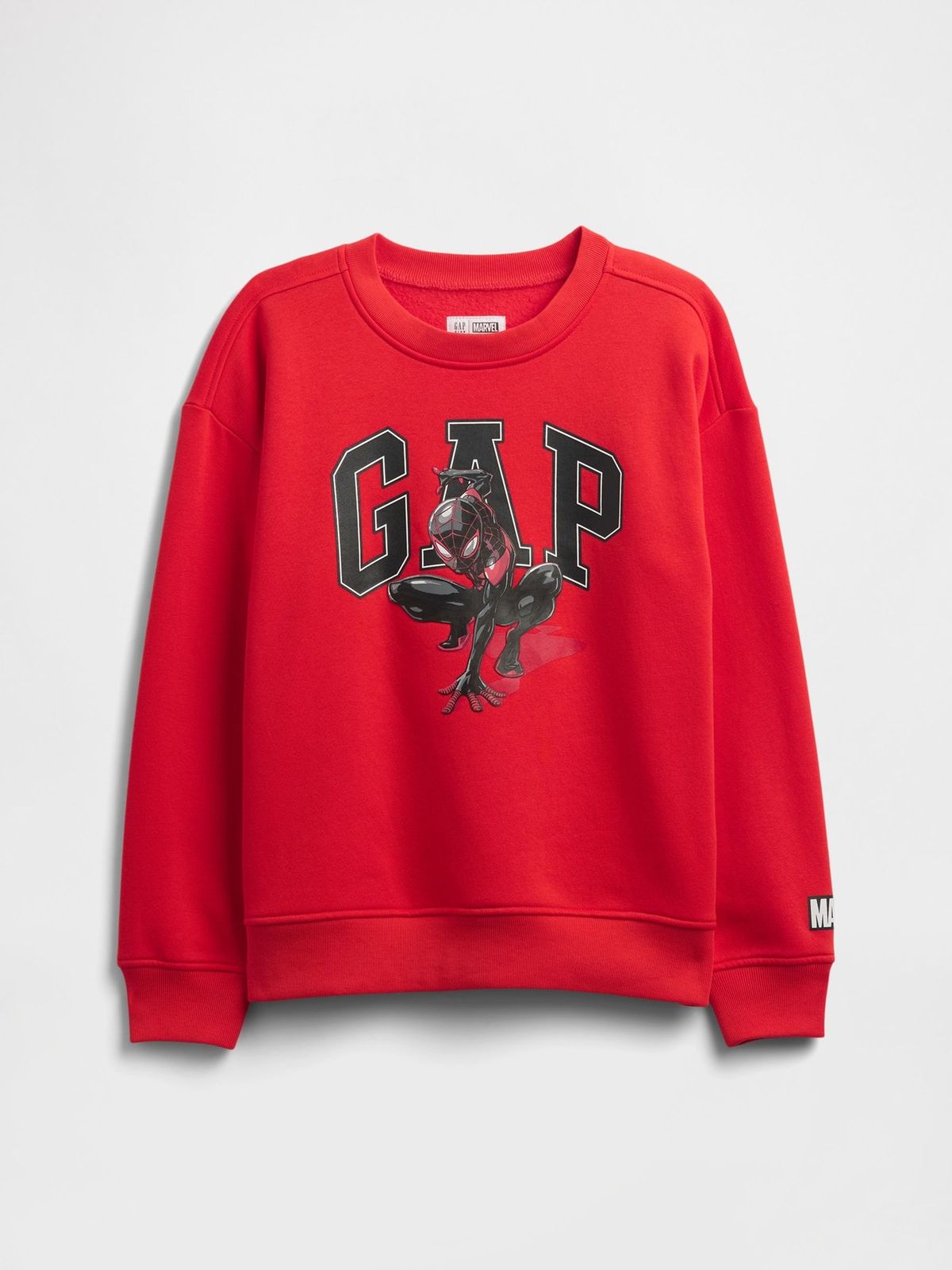 Sudadera | Cuello redondo | Rojo | hombre araña| Spider man | Cap