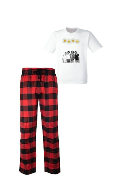 Pijama de Morat | Rojo | cuadros | Manga Corta |FLORES