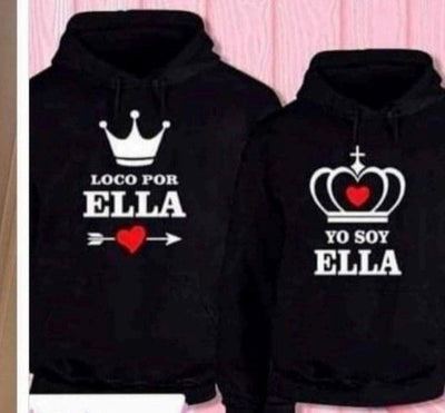 Duo Sudadero personalizado | Día del Amor y de la amistad