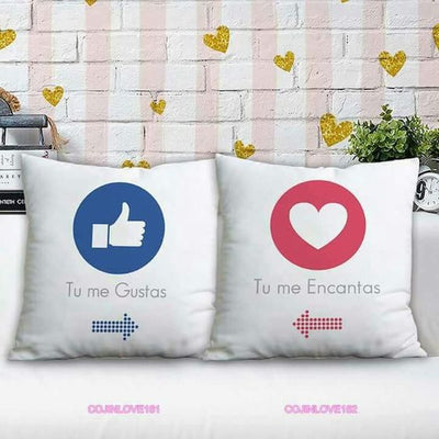 Duo Cojín Personalizado | Día del Amor y la amistad