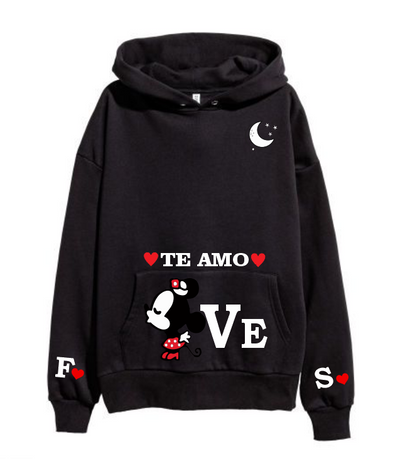 Sudadera negra | Minnie | Ve
