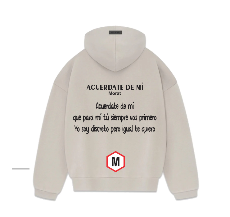 Sudadera Morat | Beige | Acuerdate de mi | fecha