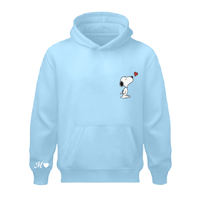 Sudadera| Celeste | Pareja | Snoopy | A y M, chico