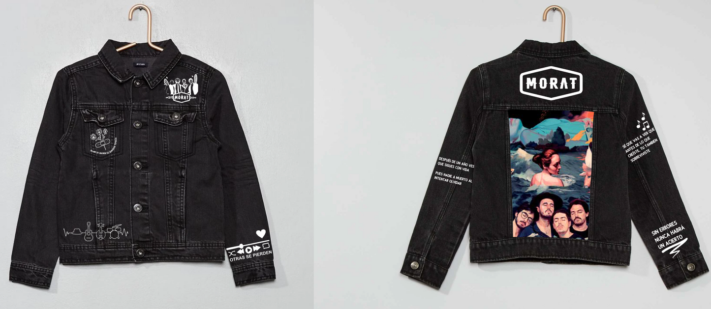 Chaqueta de lona | Negro | Morat| Hombre | Otras se pierden
