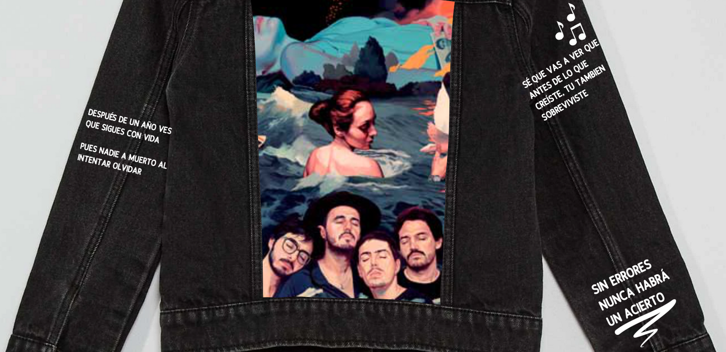 Chaqueta de lona | Morat | Negro | Otras se pierden