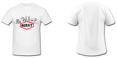 Playera Morat | Blanco | Animado