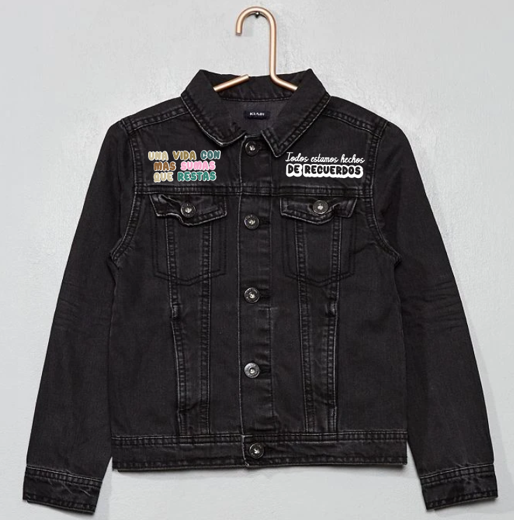 Chaqueta de lona Negra | Morat | Animados | Estamos hechos de recuerdos