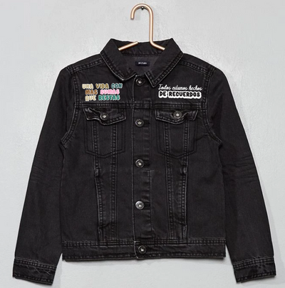 Chaqueta de lona Negra | Morat | Animados | Estamos hechos de recuerdos