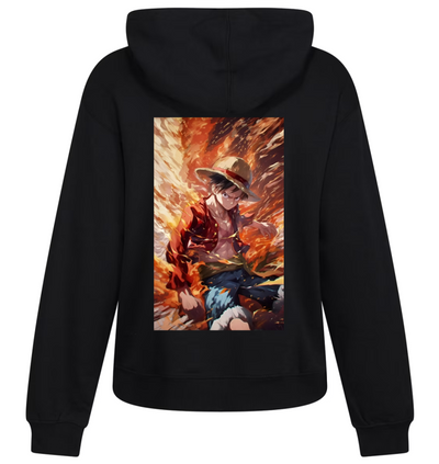 Sudadera negra | Anime | Luffy