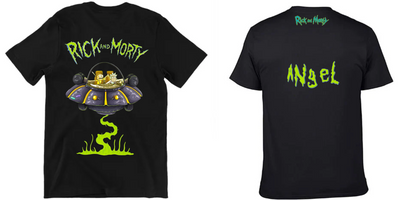 Playera Personalizada | Rick and Morty | Angel