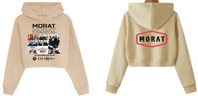 Sudadera Crop Top | Morat | Beige| Tu recuerdo no se va