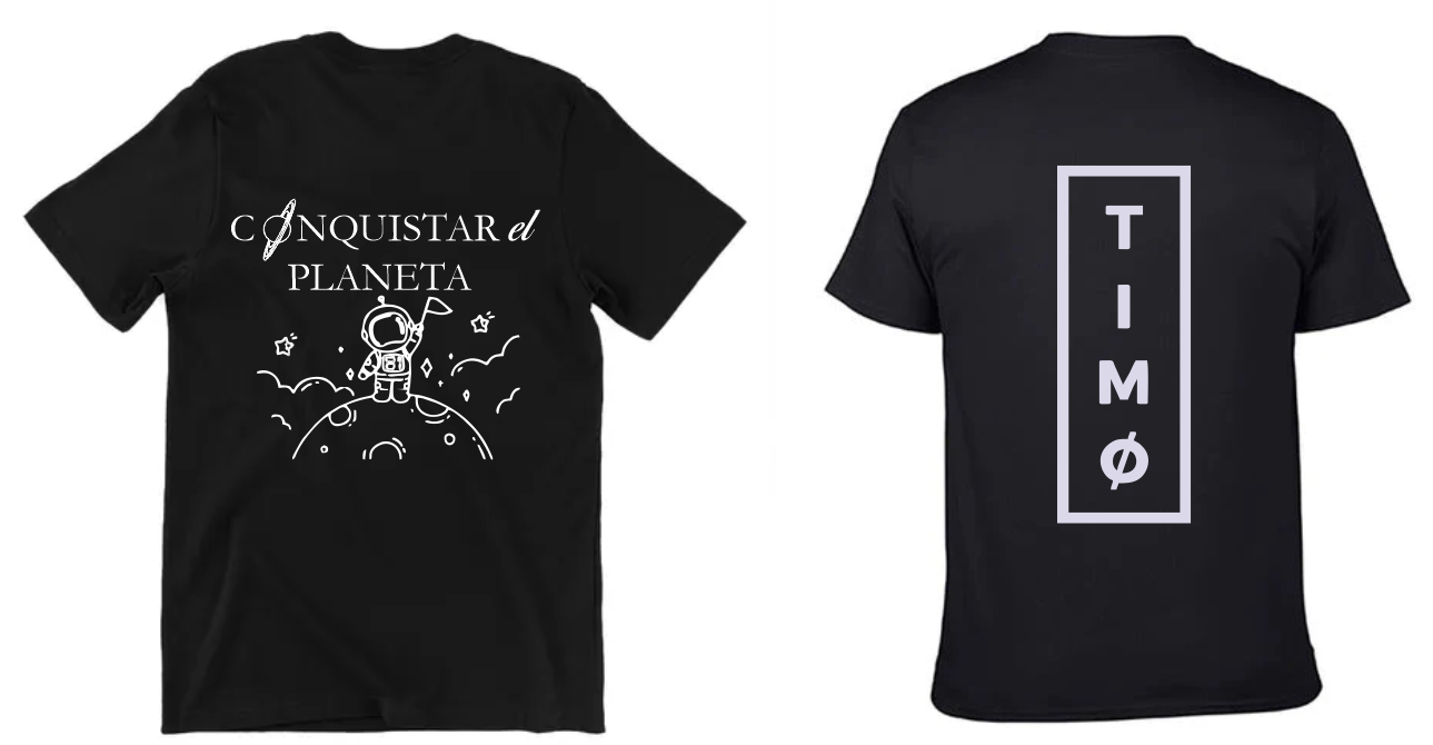Playera Negra| Timo | Conquistando el Planeta