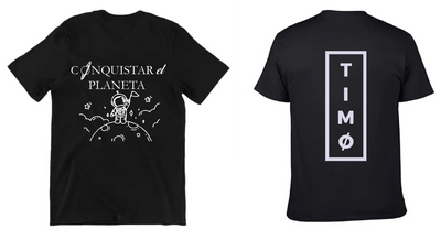 Playera Negra| Timo | Conquistando el Planeta