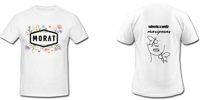 Playera Blanca Morat | Blanco | Flores