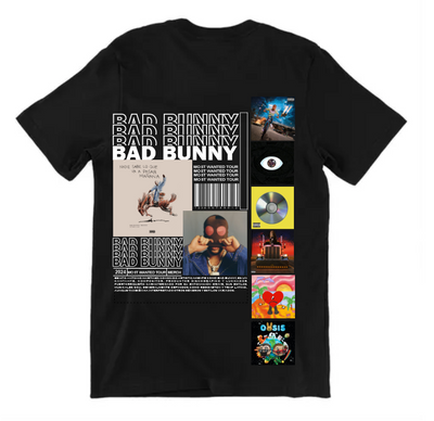 Playera negra | BAD BUNNY | Nadie sabe