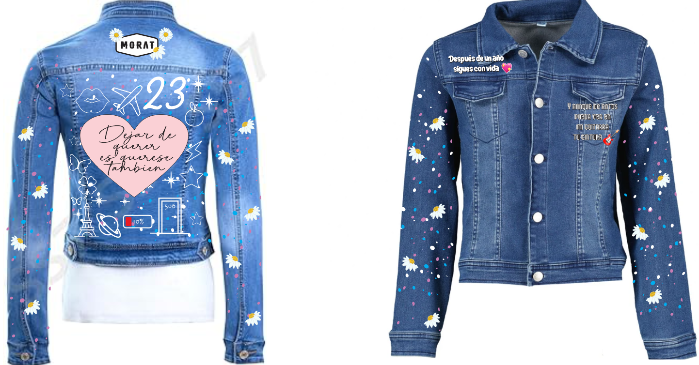 Chaqueta de lona | Morat | Dejar de querer es quererse tambien | Emoji